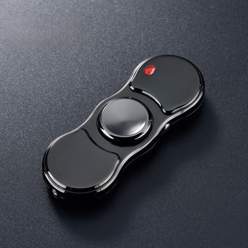 Accendino elettronico a LED colorato con luce a punta delle dita 2 in 1 - Nero - image 2