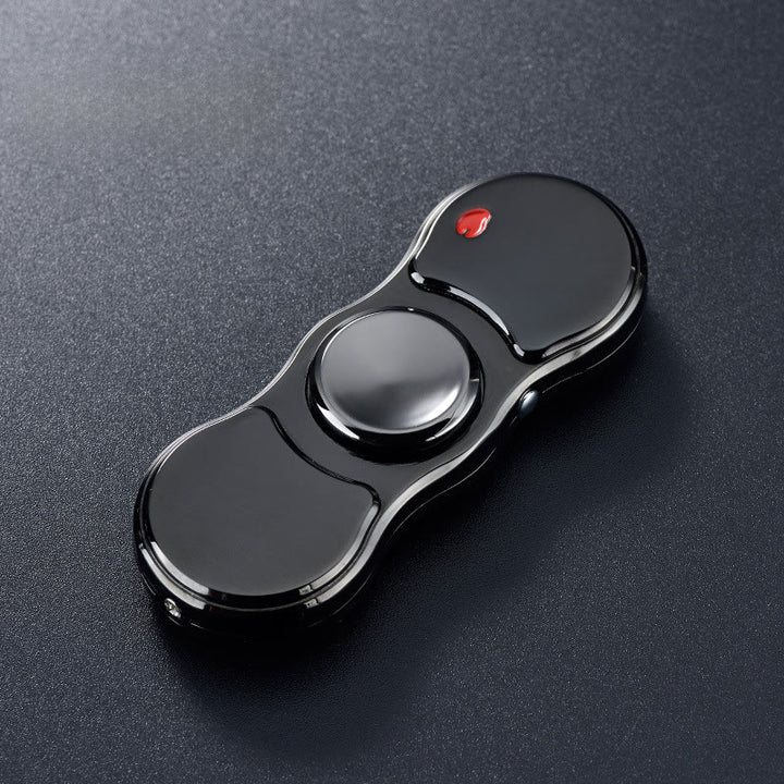 Accendino elettronico a LED colorato con luce a punta delle dita 2 in 1 - Nero - image 2