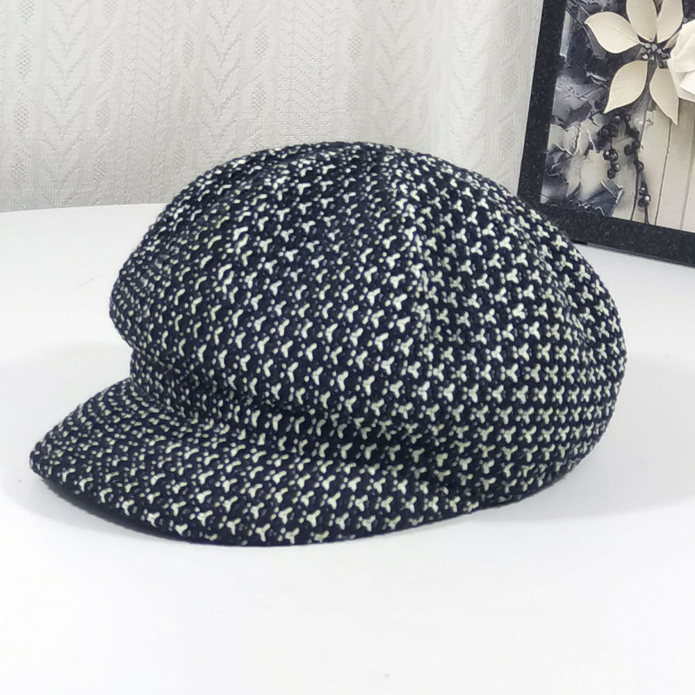 Cappello basco multicolore lavorato a maglia da donna - Nero - Regolabile (22 - 23 1/4'') - image 1