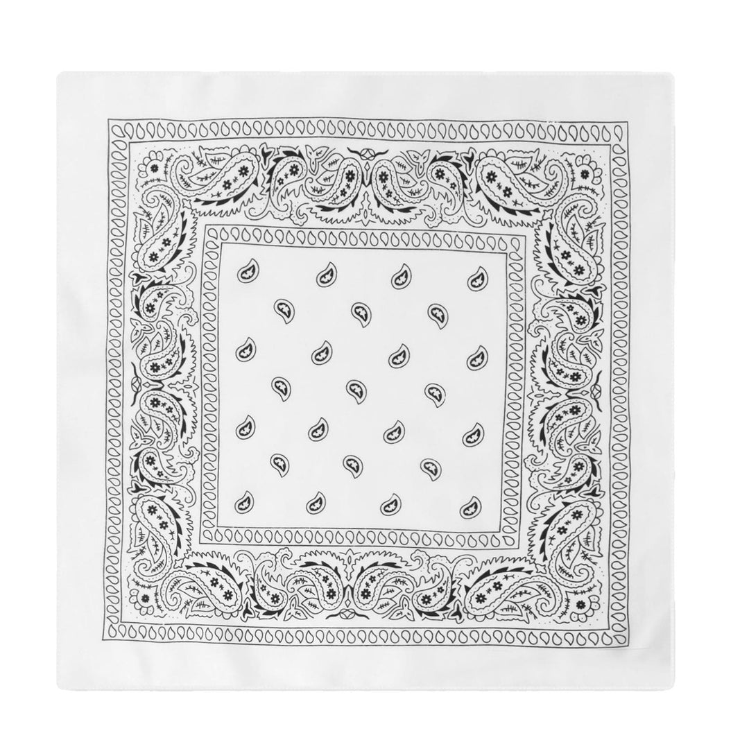 Fazzoletto da taschino con stampa Paisley Cashew e fibbia marrone a forma di barca a vela - Stile n. 9 - image 10