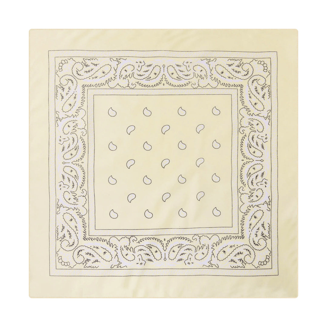 Fazzoletto da taschino con stampa Paisley Cashew e fibbia marrone a forma di barca a vela - Stile n. 6 - image 7