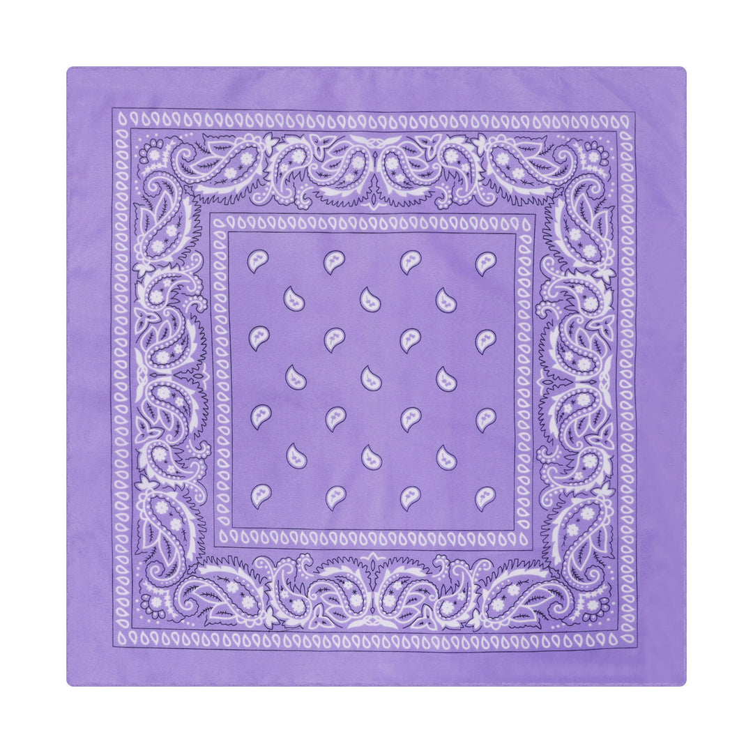 Fazzoletto da taschino con stampa Paisley Cashew e fibbia marrone a forma di barca a vela - Stile n. 3 - image 4