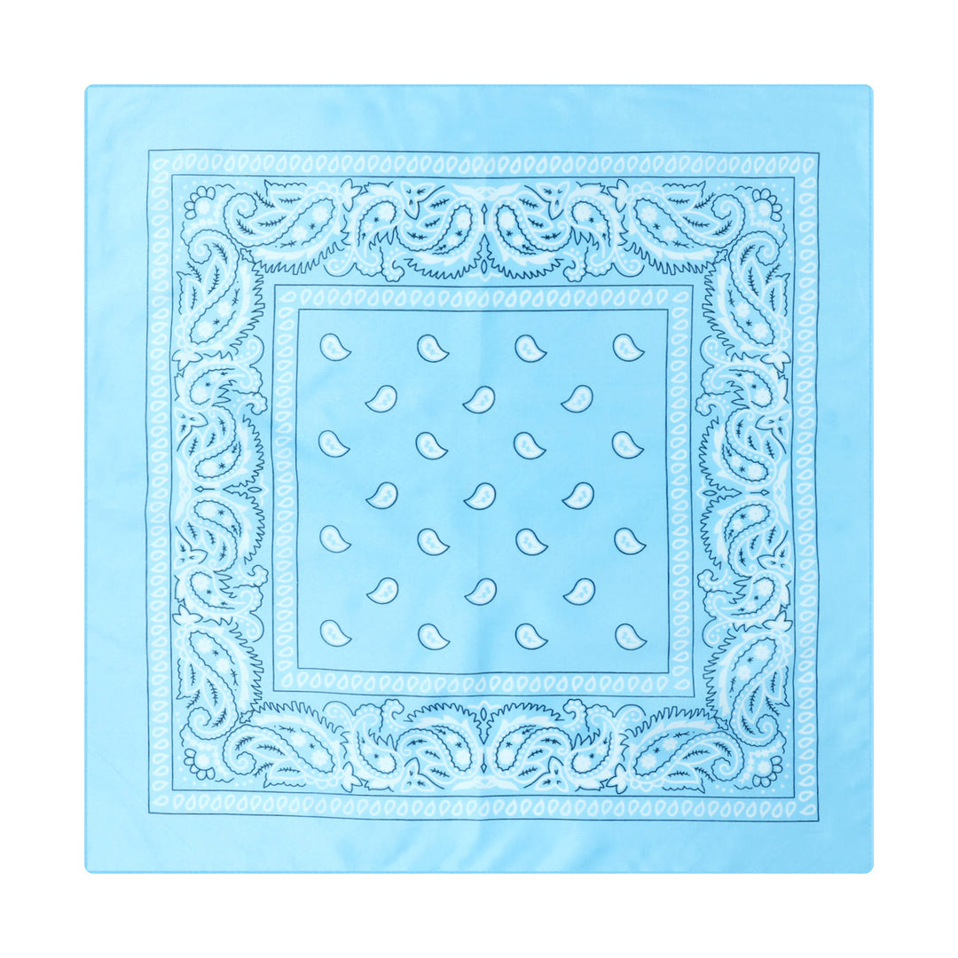 Fazzoletto da taschino con stampa Paisley Cashew e fibbia marrone a forma di barca a vela - Stile n. 10 - image 11