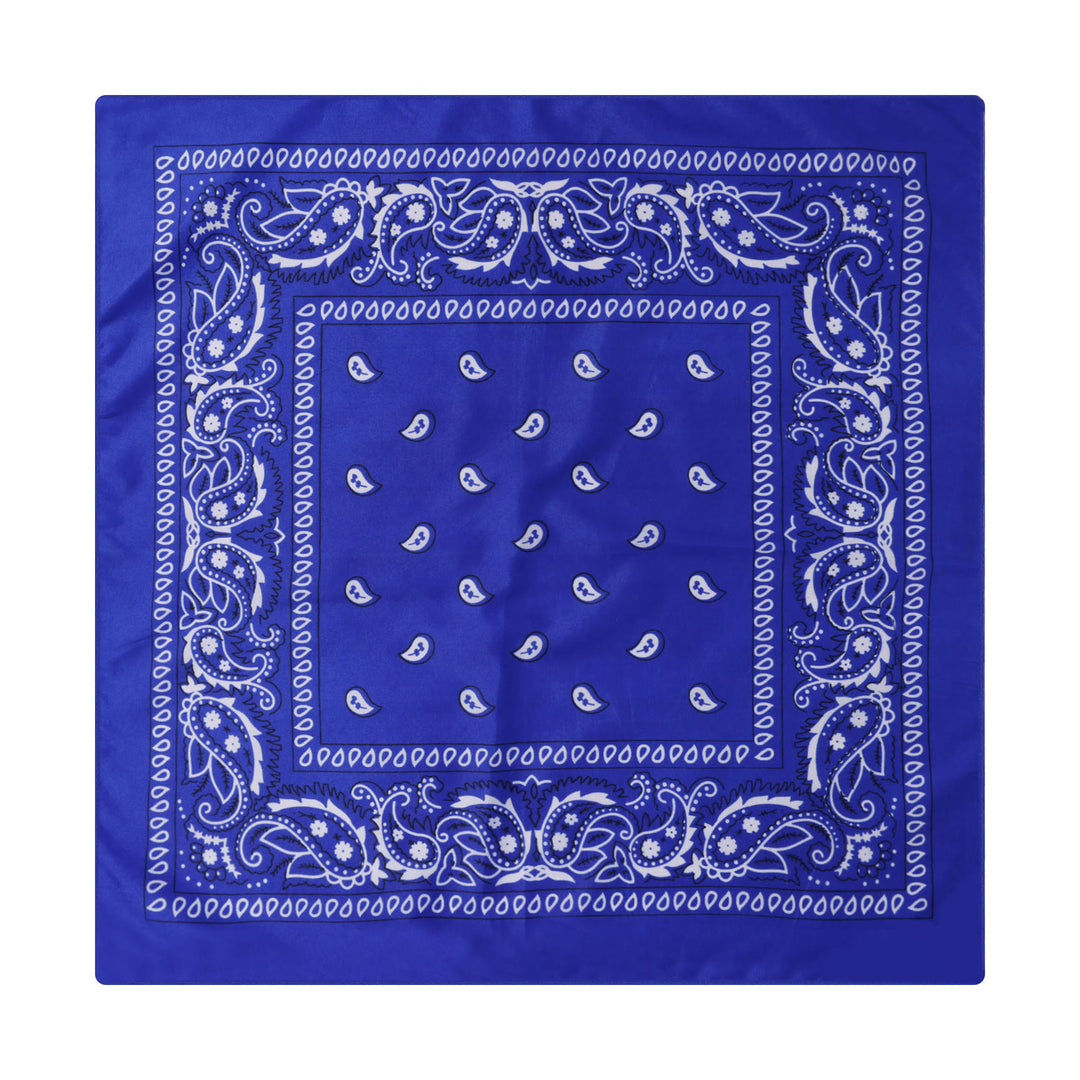 Fazzoletto da taschino con stampa Paisley Cashew e fibbia marrone a forma di barca a vela - Stile n. 11 - image 12