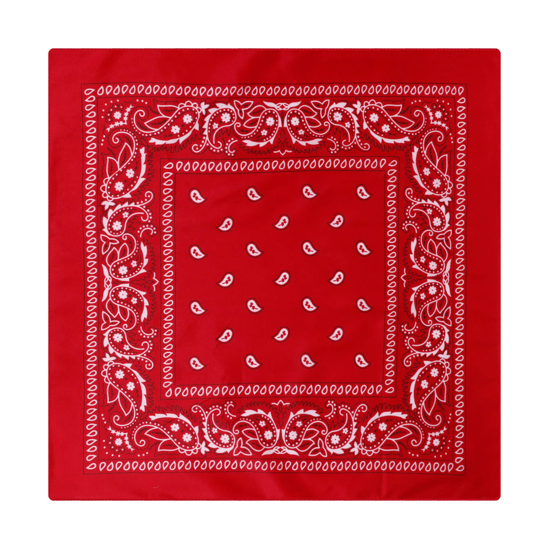 Fazzoletto da taschino con stampa Paisley Cashew e fibbia marrone a forma di barca a vela - Stile n. 13 - image 14