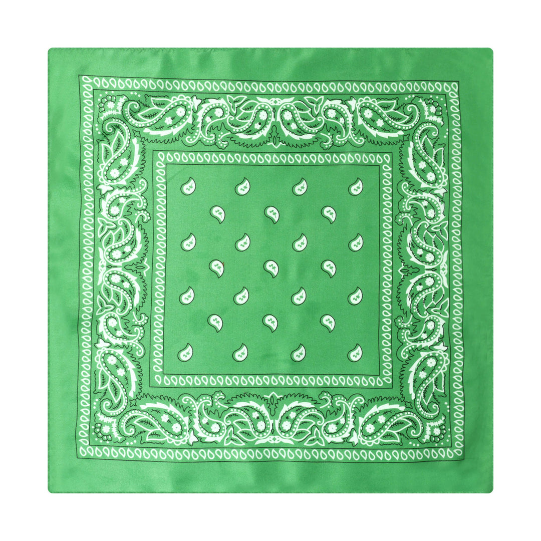 Fazzoletto da taschino con stampa Paisley Cashew e fibbia marrone a forma di barca a vela - Stile n. 12 - image 13