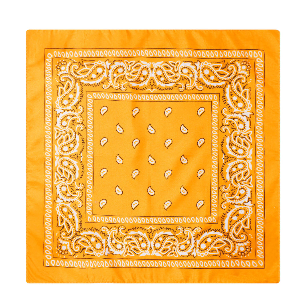 Fazzoletto da taschino con stampa Paisley Cashew e fibbia marrone a forma di barca a vela - Stile n. 17 - image 18