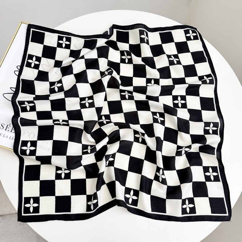 Fazzoletto da taschino con motivo anacardi a contrasto retrò e fibbia a fiore - Stile n. 24 - image 29