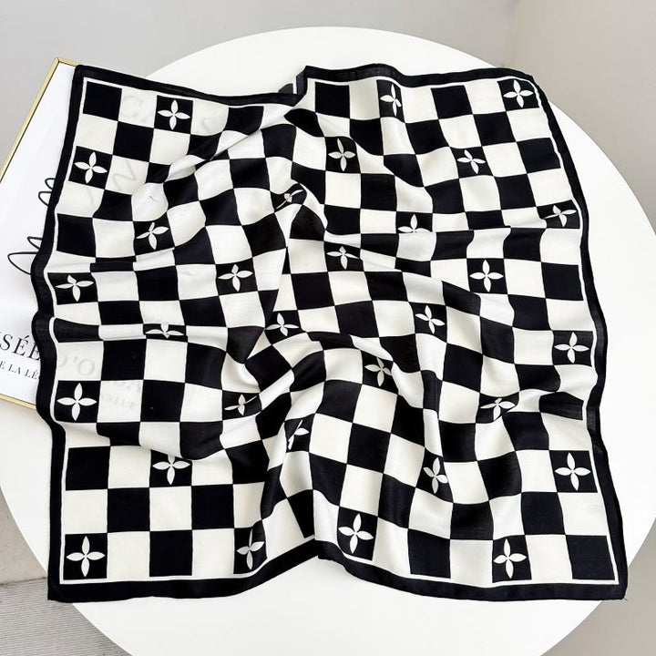 Fazzoletto da taschino con motivo anacardi a contrasto retrò e fibbia a fiore - Stile n. 24 - image 29