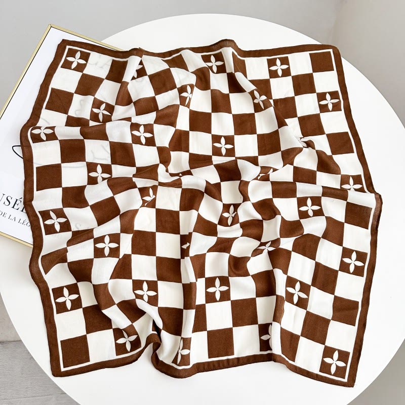 Fazzoletto da taschino con motivo anacardi a contrasto retrò e fibbia a fiore - Stile n. 25 - image 30