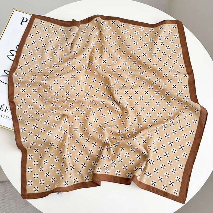 Fazzoletto da taschino con motivo anacardi a contrasto retrò e fibbia a fiore - Stile n. 18 - image 23