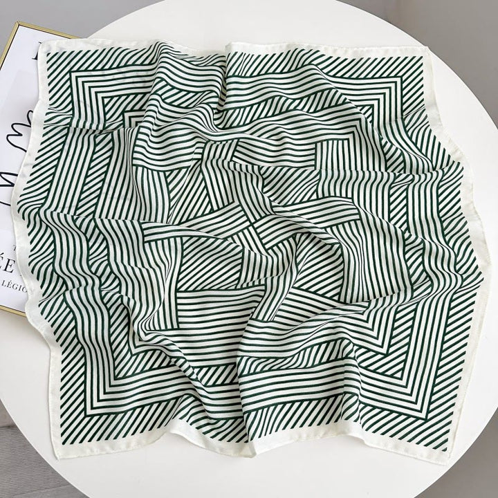 Fazzoletto da taschino con motivo anacardi a contrasto retrò e fibbia a fiore - Stile n. 22 - image 27