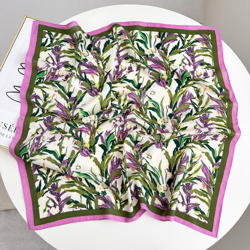 Fazzoletto da taschino con motivo anacardi a contrasto retrò e fibbia a fiore - Stile n. 30 - image 35