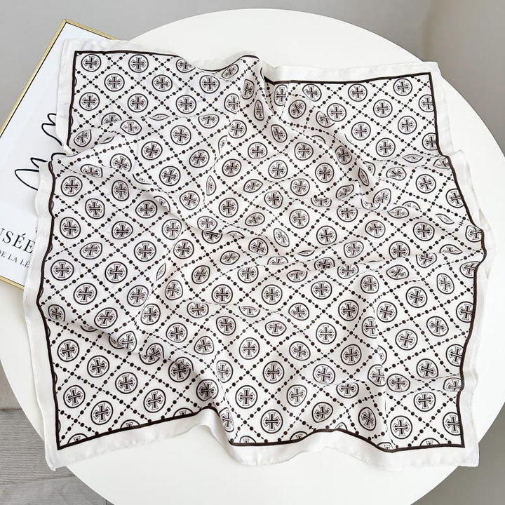 Fazzoletto da taschino con motivo anacardi a contrasto retrò e fibbia a fiore - Stile n. 32 - image 37