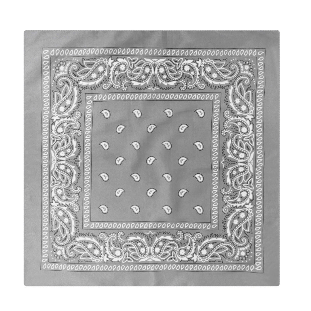 Fazzoletto da taschino vintage con stampa Paisley Cashew e fibbia a stella argentata - Stile n. 15 - image 16