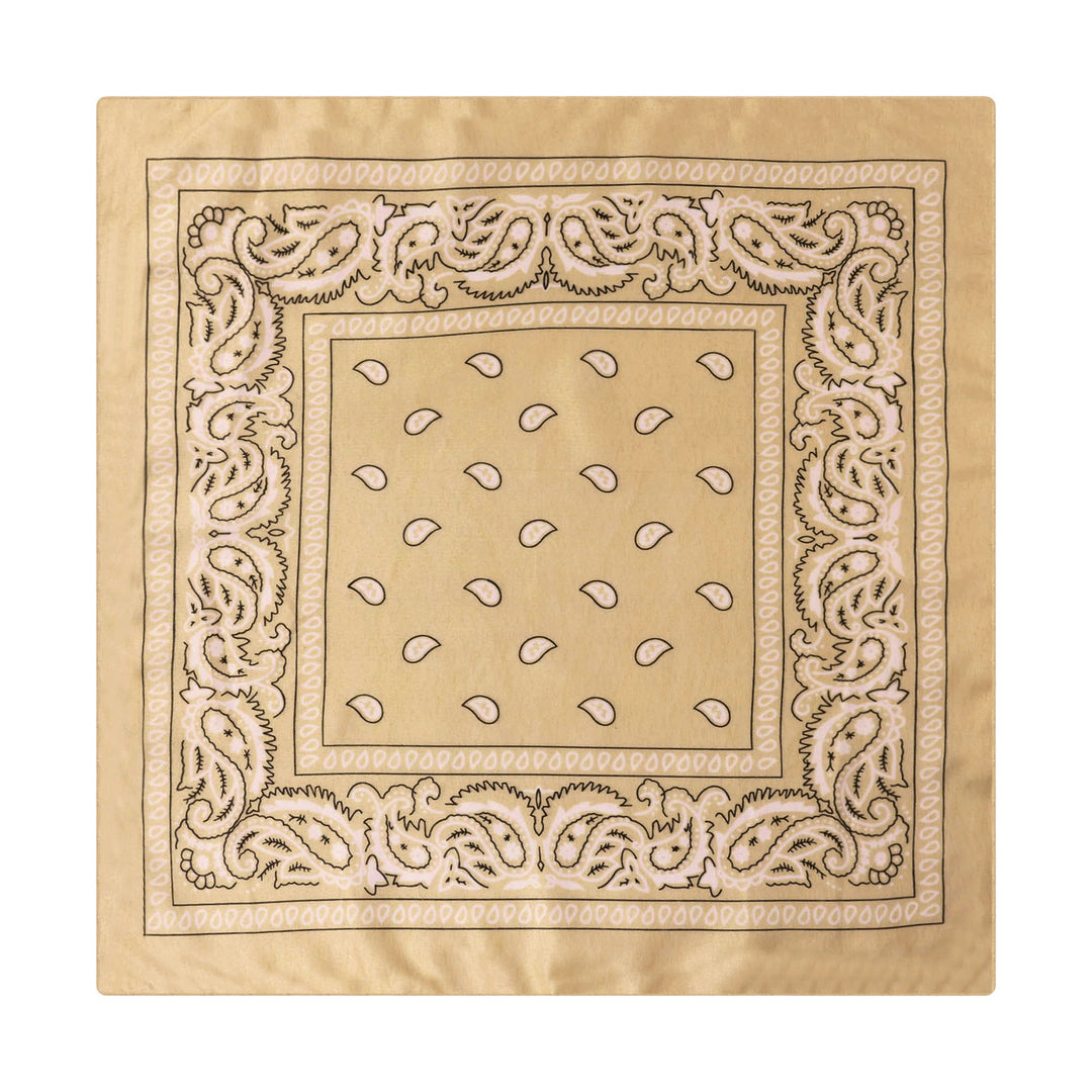 Fazzoletto da taschino vintage con stampa Paisley Cashew e fibbia a stella argentata - Stile n. 8 - image 9