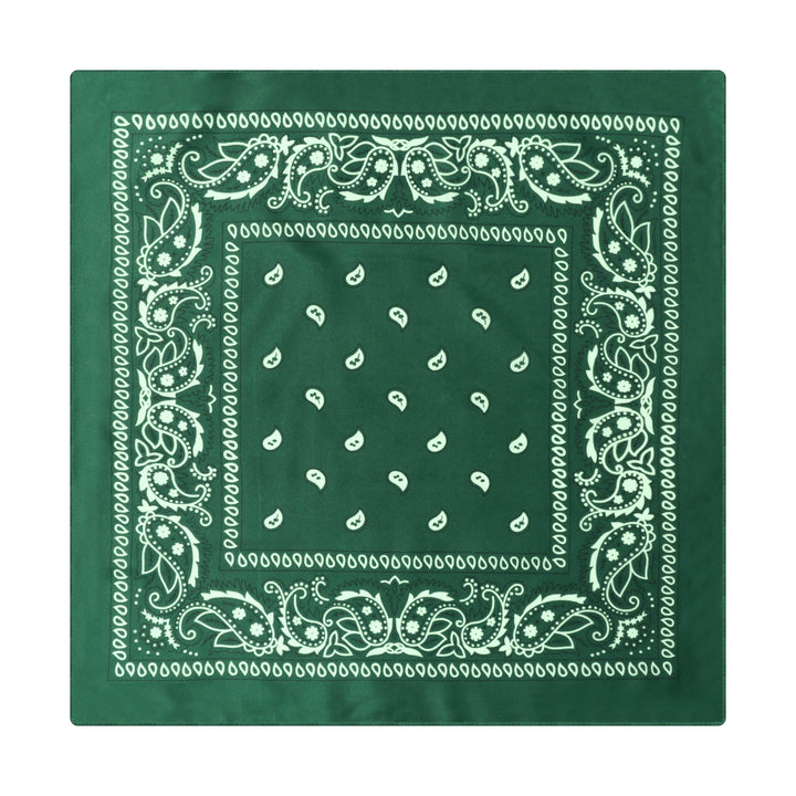 Fazzoletto da taschino vintage con stampa Paisley Cashew e fibbia a stella argentata - Stile n. 9 - image 10