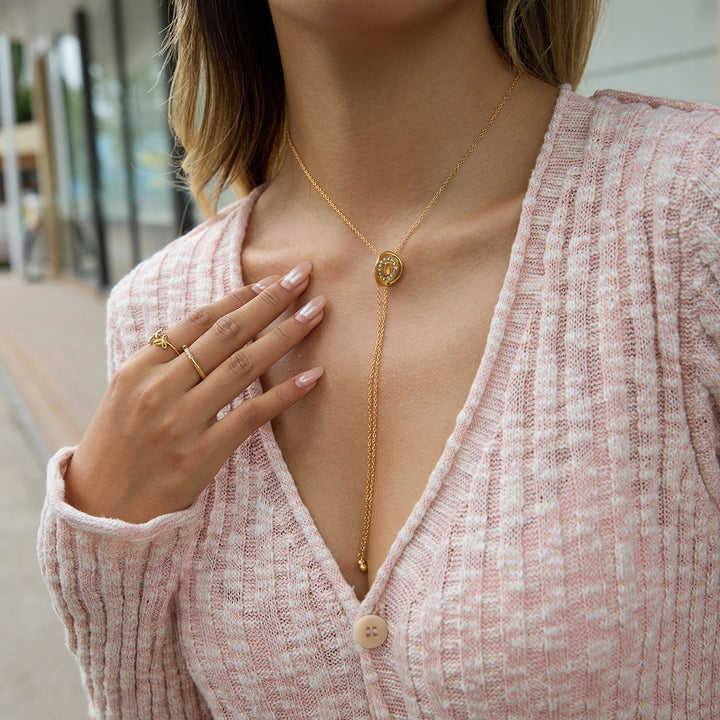 Collana a forma di cappello da cowboy occidentale con strass brillanti - image 4