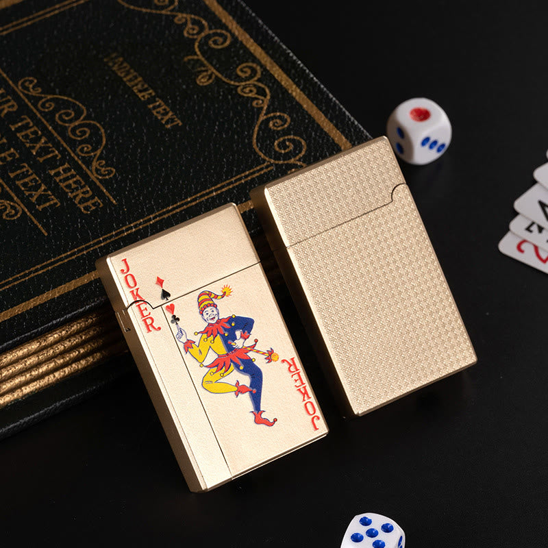 Creative Metal Spade A Accendino a butano da poker - Burlone - image 6