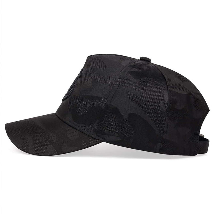 Cappellino da baseball con pannello in rete mimetica ricamato con ancora - image 2