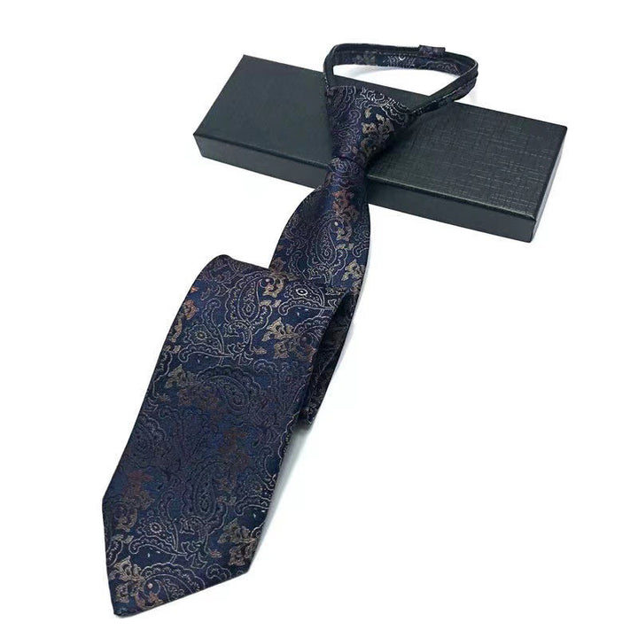 Cravatta regolabile pre-annodata da uomo con motivo vintage - Stile n. 3 - image 3