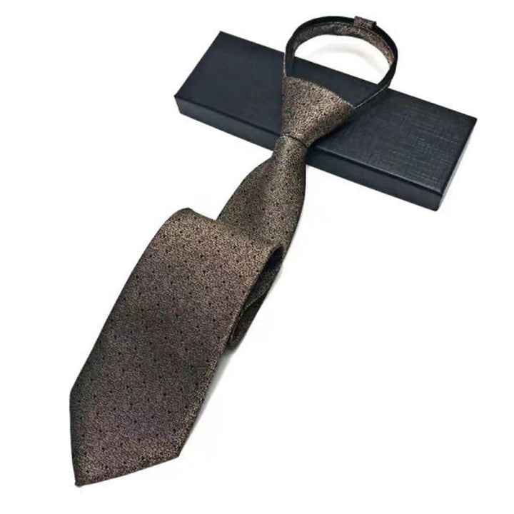 Cravatta regolabile pre-annodata da uomo con motivo vintage - Stile n. 4 - image 4