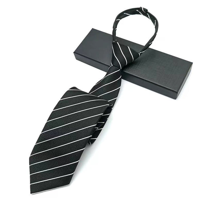 Cravatta regolabile pre-annodata da uomo con motivo vintage - Stile n. 9 - image 9