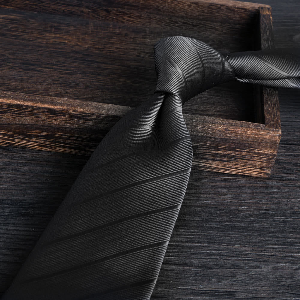 Cravatta formale da uomo con motivo floreale jacquard testurizzato - Stile n. 14 - image 14