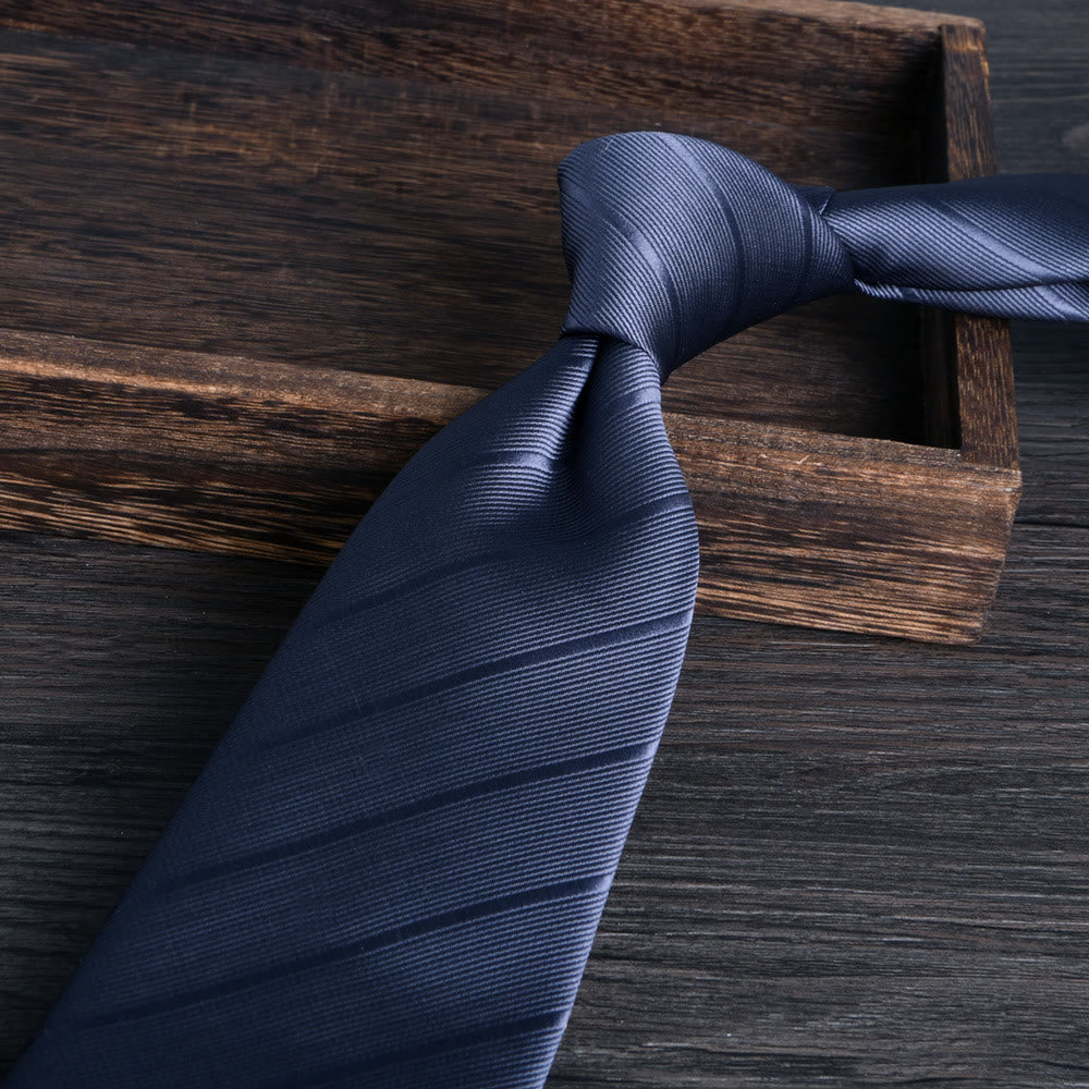 Cravatta formale da uomo con motivo floreale jacquard testurizzato - Stile n. 13 - image 13