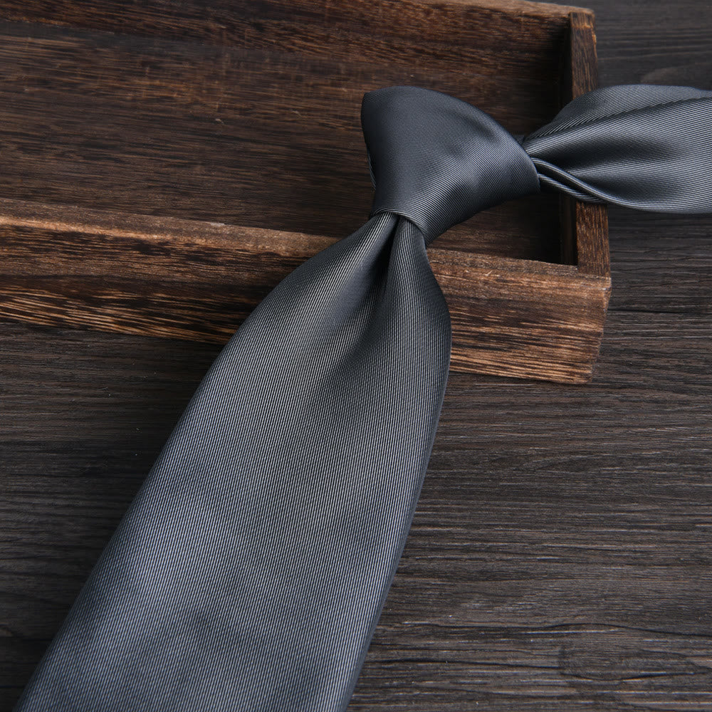 Cravatta formale da uomo con motivo floreale jacquard testurizzato - Stile n. 11 - image 11