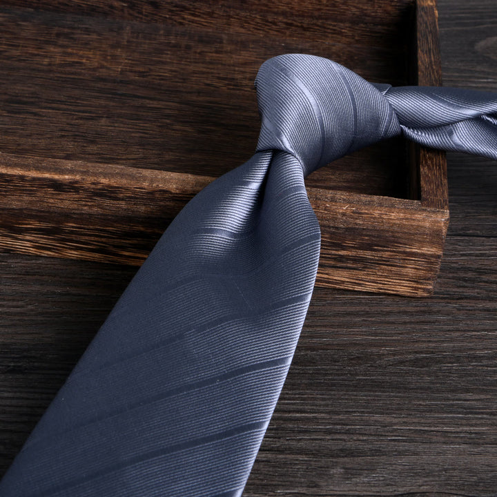 Cravatta formale da uomo con motivo floreale jacquard testurizzato - Stile n. 12 - image 12