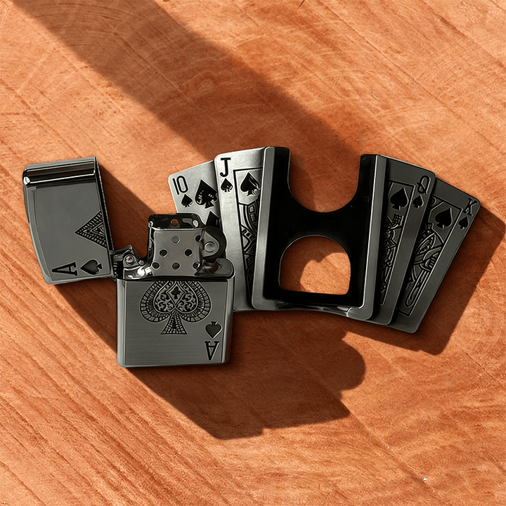 Cintura in pelle fai da te da uomo con accendino nascosto - image 2