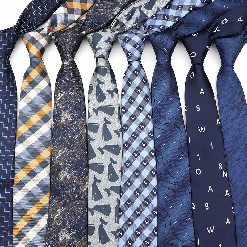 Cravatta stampata da uomo per lavoro e tempo libero - image 0
