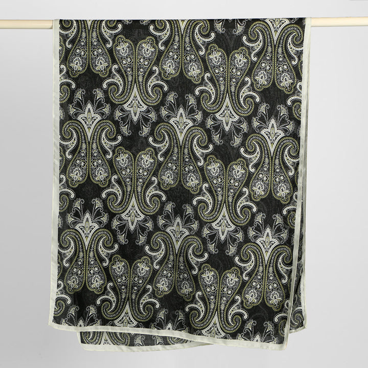 Sciarpa sottile con stampa retrò di anacardi da donna - image 3