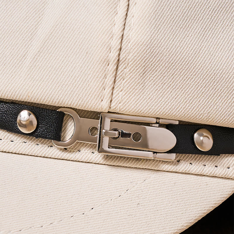 Cappello basco da donna con fibbia in metallo retrò dorato Pegaso - image 5