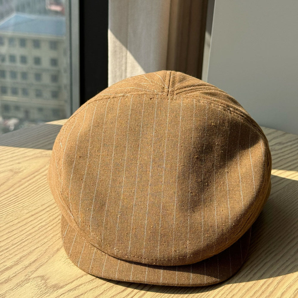 Cappello basco traspirante leggero a righe vintage - image 1