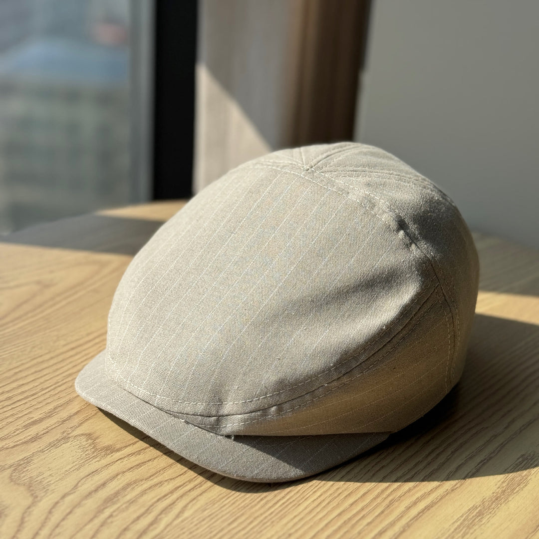 Cappello basco traspirante leggero a righe vintage - Bianco - Regolabile (21 1/4"-23 5/8") - image 5