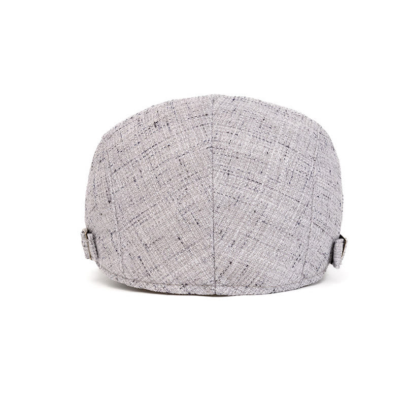 Cappello basco regolabile con trama intrecciata retrò estiva - image 4