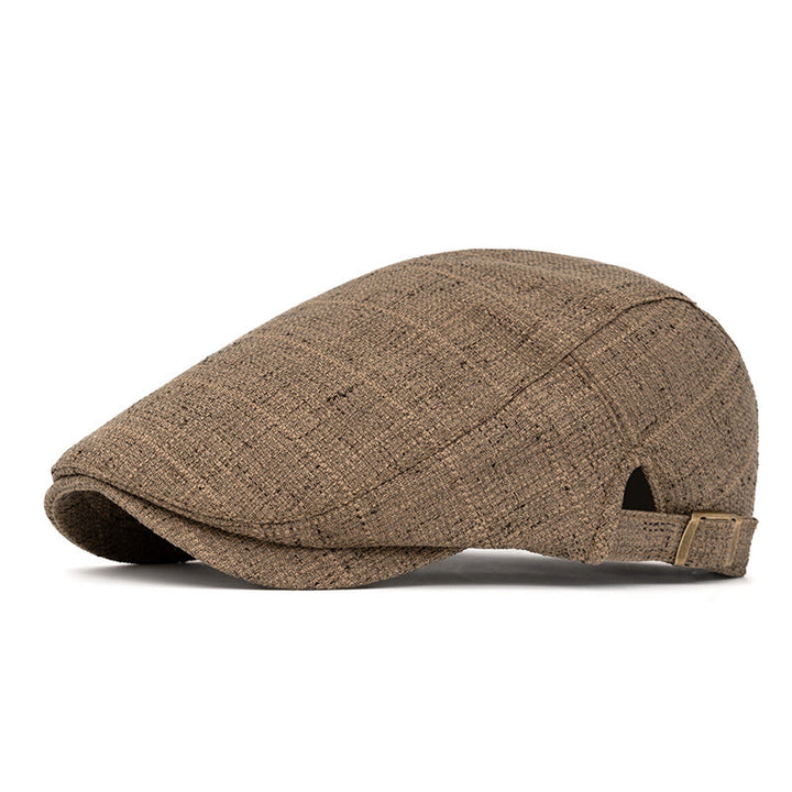 Cappello basco regolabile con trama intrecciata retrò estiva - Caffè - Regolabile (22"-24") - image 8