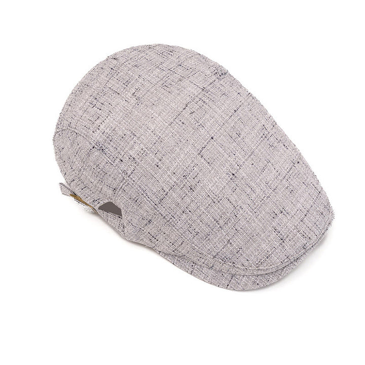 Cappello basco regolabile con trama intrecciata retrò estiva - image 2