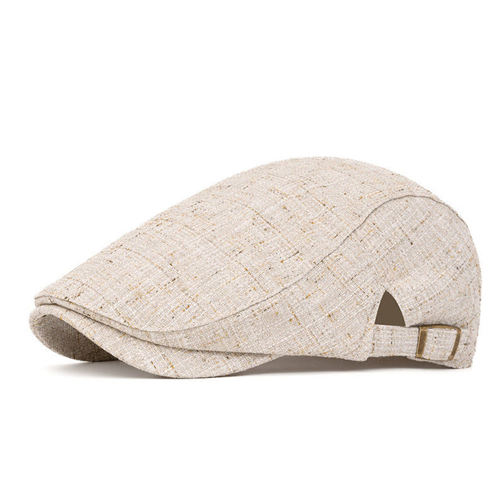 Cappello basco regolabile con trama intrecciata retrò estiva - Cachi - Regolabile (22"-24") - image 9