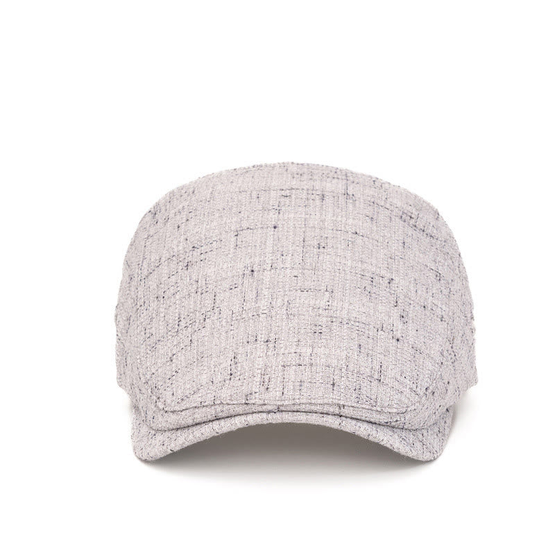 Cappello basco regolabile con trama intrecciata retrò estiva - image 1