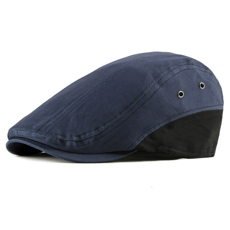 Cappello basco traspirante con pannello a contrasto casual estivo - Blu navy - Regolabile (21 5/8"-23 1/4") - image 4