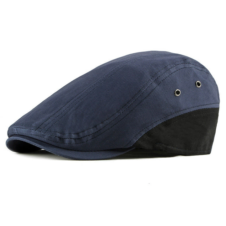 Cappello basco traspirante con pannello a contrasto casual estivo - Blu navy - Regolabile (21 5/8"-23 1/4") - image 4