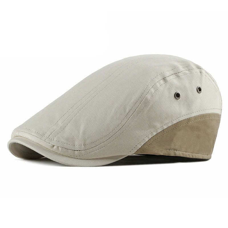 Cappello basco traspirante con pannello a contrasto casual estivo - Bianco - Regolabile (21 5/8"-23 1/4") - image 5