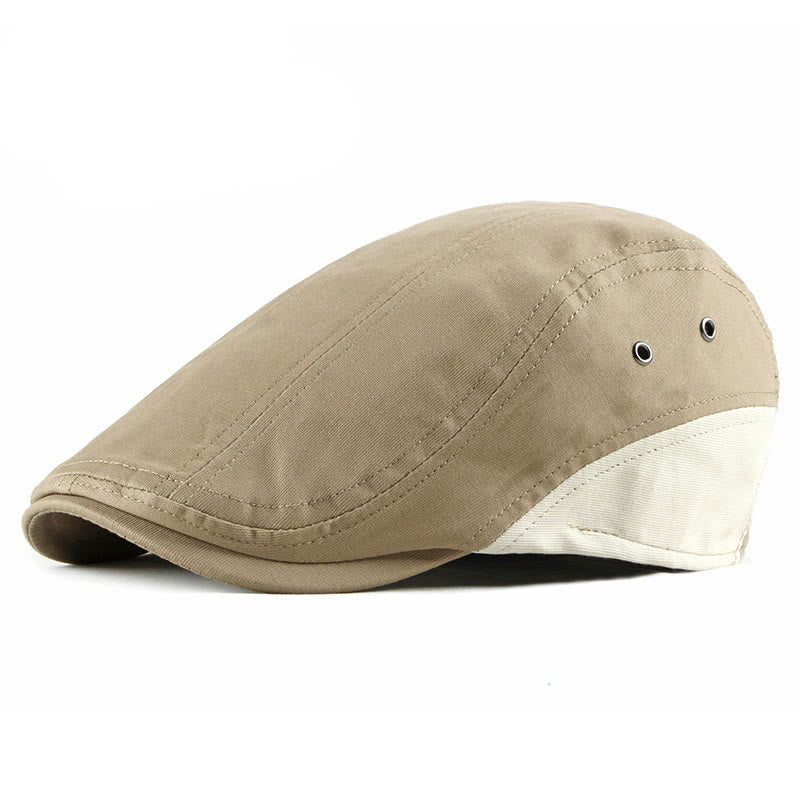 Cappello basco traspirante con pannello a contrasto casual estivo - Cachi - Regolabile (21 5/8"-23 1/4") - image 0