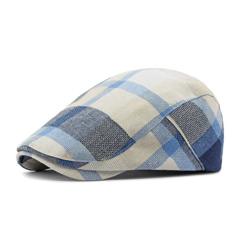 Cappello estivo traspirante in lino scozzese - Blu - Regolabile (21 5/8"-23 1/4") - image 7