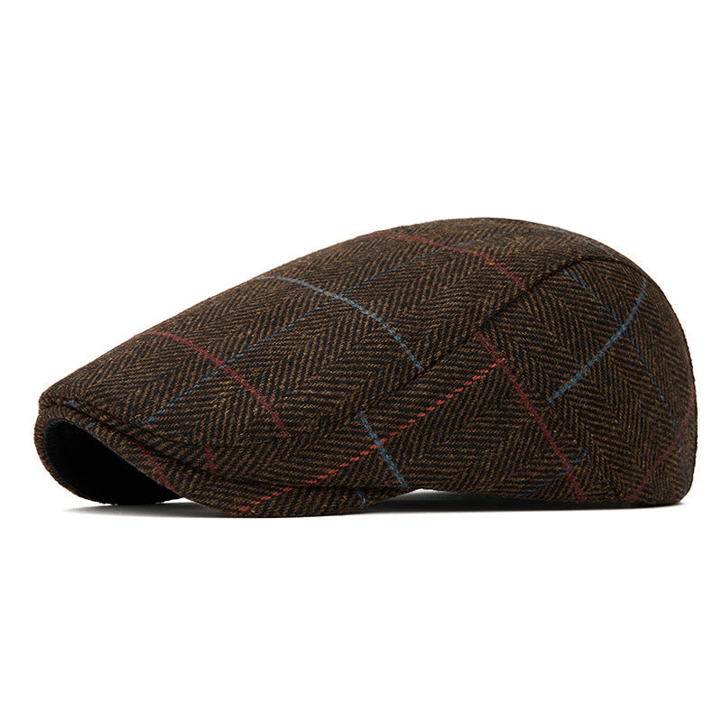 Cappello estivo leggero a quadri - Caffè - Regolabile (22"-24") - image 6
