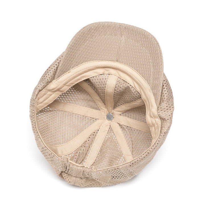 Cappello estivo con basco traspirante in rete tinta unita senza tempo - image 7