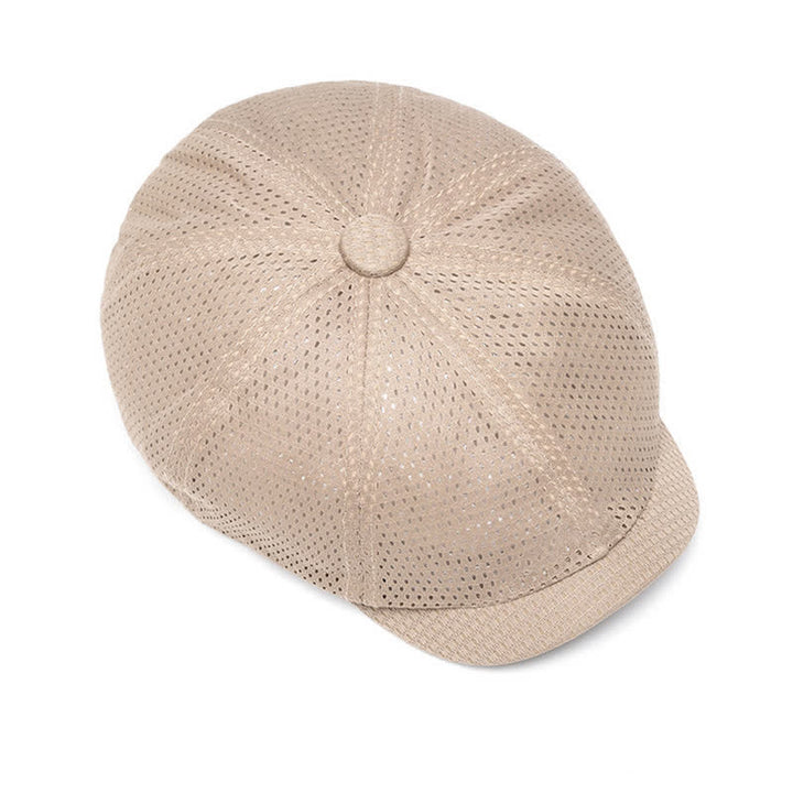 Cappello estivo con basco traspirante in rete tinta unita senza tempo - image 5